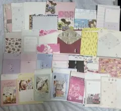 レターセット 53セット 大量 まとめ売り かわいい 便箋 封筒