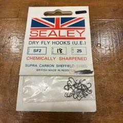 SEALEY フライフックSF2 #18 25本入 ドライフライフック シーリー