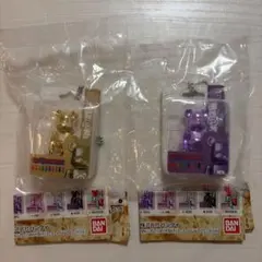 BE@RBRICK ベアブリック ゴールド　パープル　キーホルダー