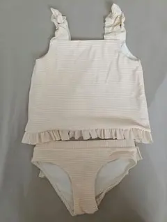 H&M セパレート水着 ストライプ柄 110-116cm