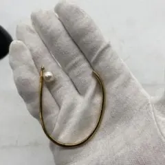 ete（エテ）パール バングル シルバー925 ゴールドコーティング