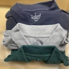 無印良品　３枚　ダークグリーン　グレー ネイビー　ポロシャツ Sサイズのサムネイル