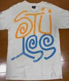Stussy スプレー缶 プリント Tシャツ ホワイト L - メルカリ