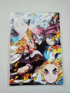 【未開封】鬼滅の刃 無限列車編 入場者特典第6弾 描き下ろしA6イラストカード