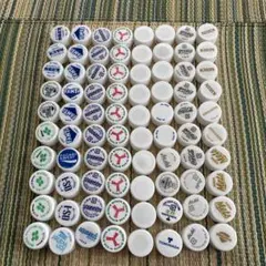 ペットボトルキャップ 80個 白系
