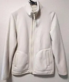 UNIQLO　リバーシブル　ホワイト　フリース