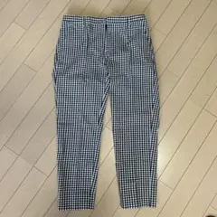 VIS ビス クロップドパンツ ギンガムチェック 黒 白 美品のサムネイル