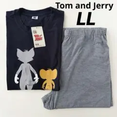 メンズ　トムとジェリー　長袖　ルームウェア　パジャマ　薄手　春　夏　LL 新品