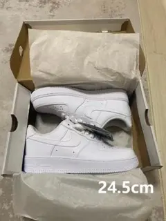 新品Nike Air Force1 レディース ホワイトスニーカー 24.5cm