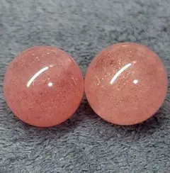 B205　大珠　モスコバイトインクォーツ　15.3〜15.5ミリ