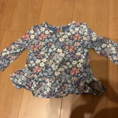 baby GAP 花柄 ペプラム トップス 12-18months