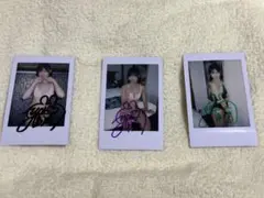 石井優希 直筆サイン入り チェキ 3枚③ - メルカリ
