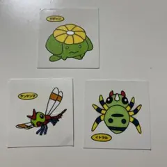 デコキャラシール/ポポッコ/ヤンヤンマ/イトマル/3枚セット