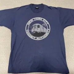 ニューヨークシティー・トランジット　tシャツ USA製 XL 企業　電車　バス