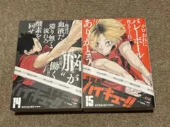 初版 ハイキュー!! リミックス版 14巻 15巻 コンビニコミック版 - メルカリ