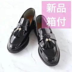 定番　vivian タッセル　ローファー　ブラック　新品　オフィスカジュアルのサムネイル