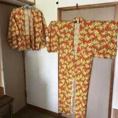幾何学模様 羽織・着物セットのサムネイル