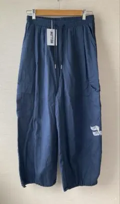 MELLOW ネイビー カーゴパンツ