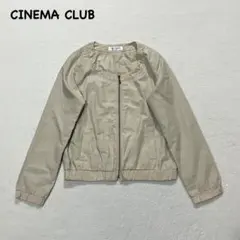 t1121 【シネマクラブ】　ジップアップ　ノーカラーブルゾン　ジャケットのサムネイル