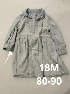 Ralph Lauren ライトブルー ワンピース 18M 80 85 90