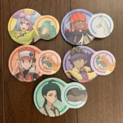 ポケモンマスターズ EX ポケモン＆トレーナー缶バッジ 5つセット　④