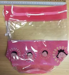 サザエさん コカ・コーラ コラボ ビーチバッグ ピンクのサムネイル