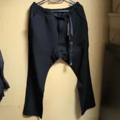 サルエル パンツ スウェット 黒 ブラック スキニー ストレッチ 検