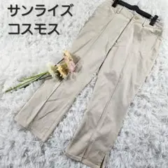 【サンライズコスモス】レディース クロップドパンツ ベージュ 美品