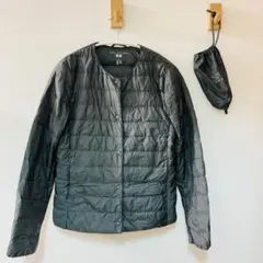 【UNIQLO】 ULTRA LIGHT DOWN ダウンジャケット S カーキ