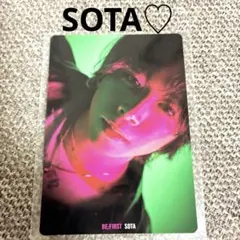 BE:FIRST ソウタ　master plan トレカ　フォトカード