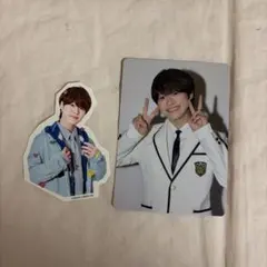 大橋和也　なにわ男子 HARD WORK オンライン盤 トレカ フレークシール