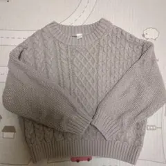 【apres les cours】 美品・ケーブルニットセーター 110cm