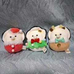 つぶらな瞳のなまがき クリスマス むぎゅぬい プチマスコットBC　全３種セット