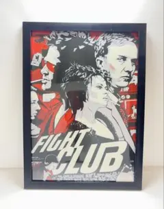 【A4フレーム付き】 映画　ファイトクラブ　US版　ポスター