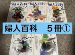 【昭和レトロ】NHK 婦人百科 5冊 1980年代 ソーイング 手芸 雑誌　①