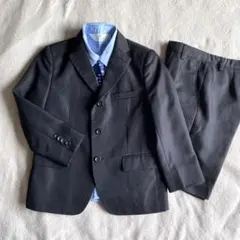 【美品】アーバンハウス スーツセットアップ 120 4点セット 男の子 ブラック