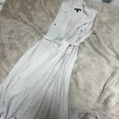 BANANA REPUBLIC ノースリーブワンピース 6号 ベージュ
