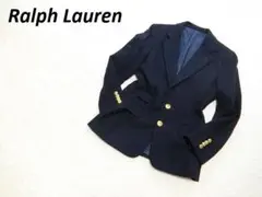 極美品 Ralph Lauren レディース 紺ブレ ダブル 金ボタン 9号 - メルカリ