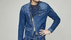 ROCKY ライダースデニムジャケット