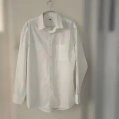 UNIQLO ホワイト 長袖ワイシャツ L