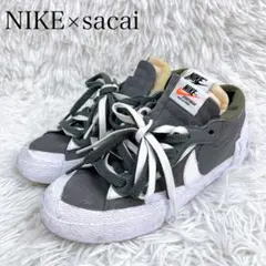 美品✨Nike×sacai コラボ Blazer Low Iron Grey