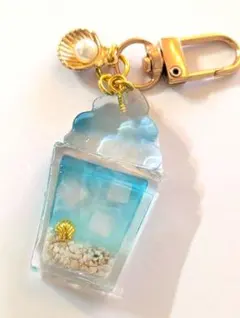 海のドリンクキーホルダー‪