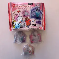 BT21 パッケージチャーム&チョコボーロ　3個セット
