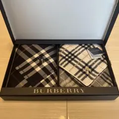 Burberry バーバリー タオルハンカチ 2枚セット 新品未使用のサムネイル