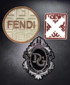ワッペン FENDI LOEWE ドルガバ