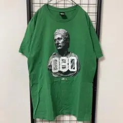 ステューシー STUSSY Tシャツ カットソー ラウンドネック プリント M