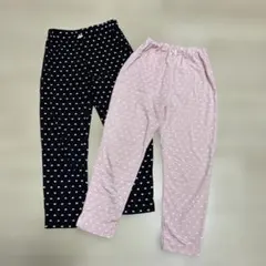 ハート柄　レギンス　スパッツ　110cm ２枚セット