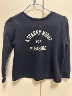 COMME CA ISM ネイビー トレーナー 130A