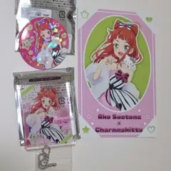 あこ　缶バッジ　アクキー　ポストカード　アイカツ　サンリオ　コラボ