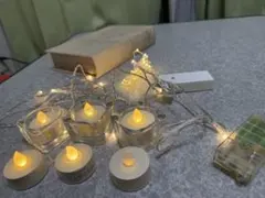 LEDキャンドルライト 6個セット 電極2本